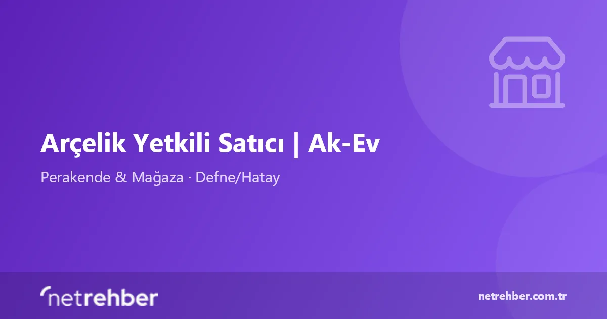 Arçelik Yetkili Satıcı | Ak-Ev kapak görseli