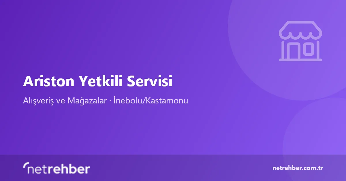 Ariston Yetkili Servisi kapak görseli