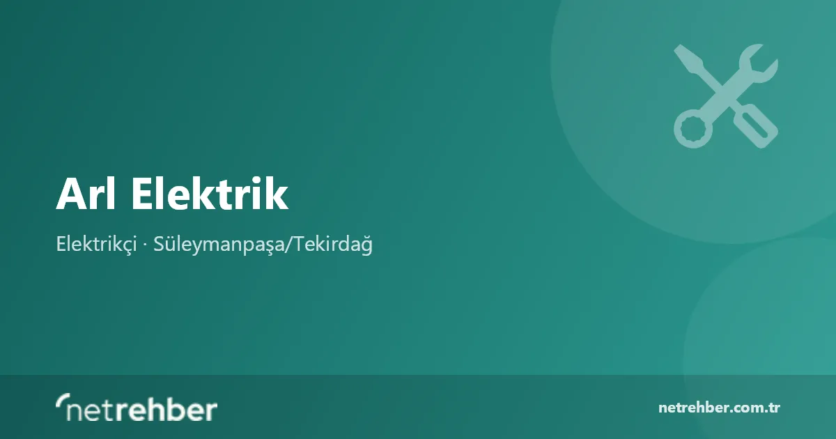 Arl Elektrik kapak görseli
