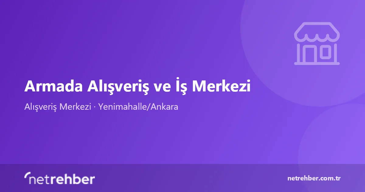 Armada Alışveriş ve İş Merkezi kapak görseli