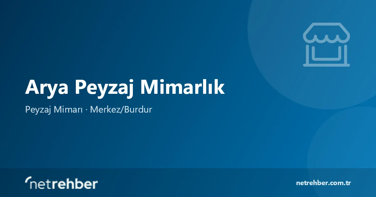 Arya Peyzaj Mimarlık kapak görseli