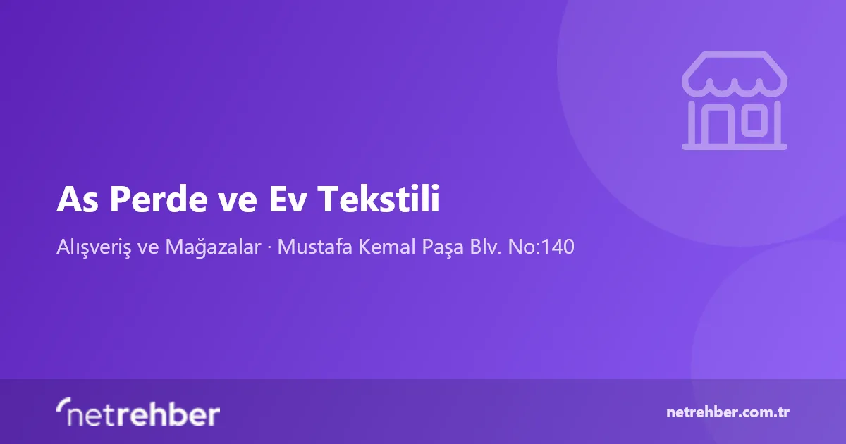 As Perde ve Ev Tekstili kapak görseli