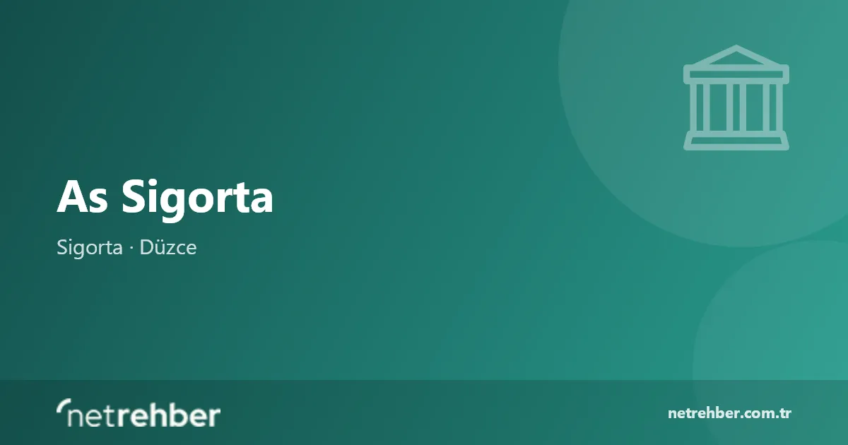 As Sigorta kapak görseli