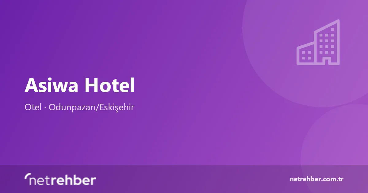 Asiwa Hotel kapak görseli