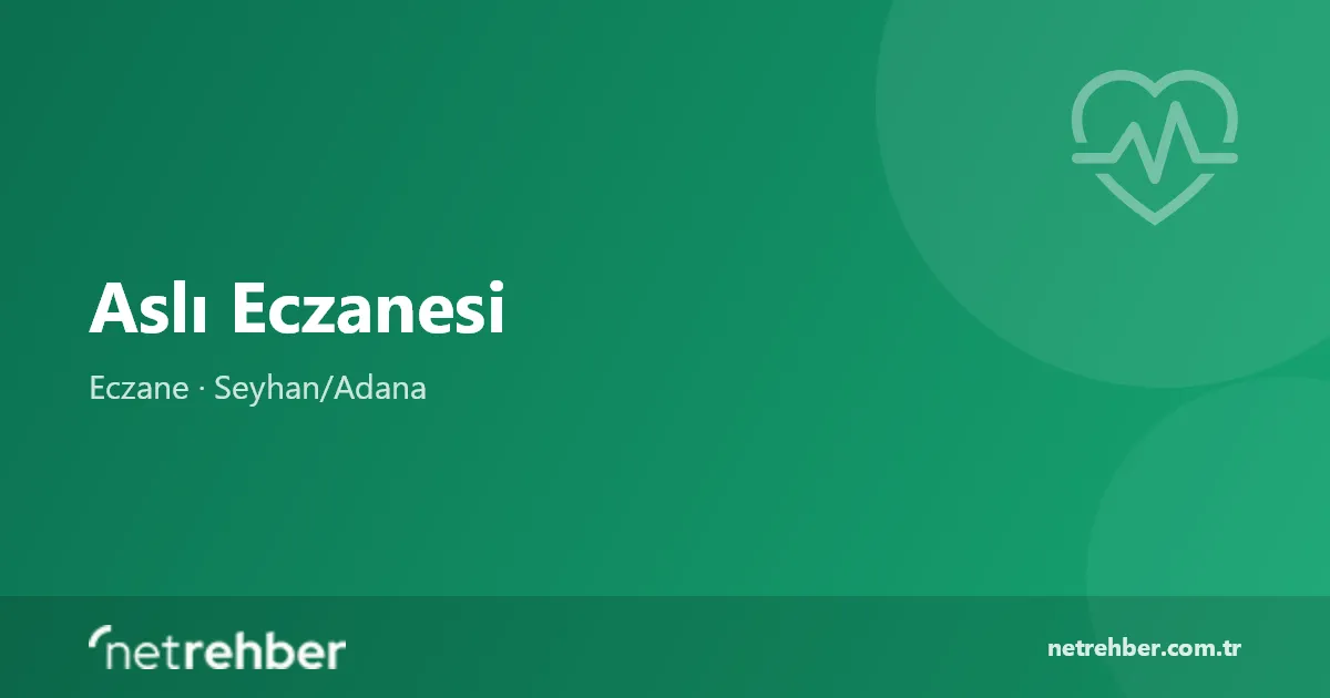 Aslı Eczanesi kapak görseli