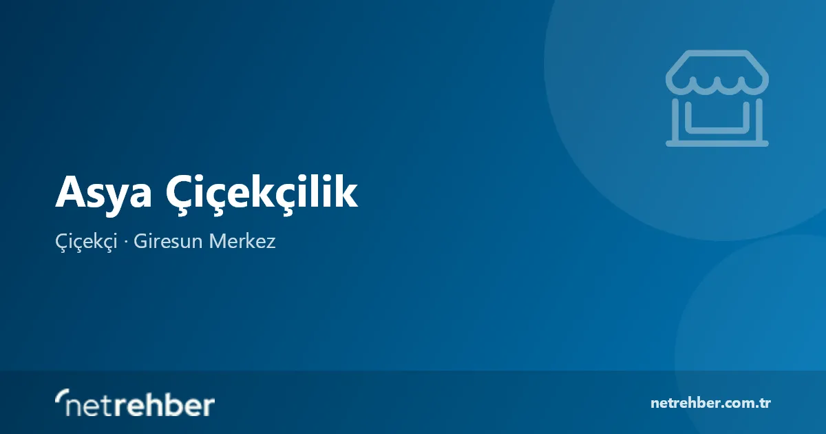 Asya Çiçekçilik kapak görseli