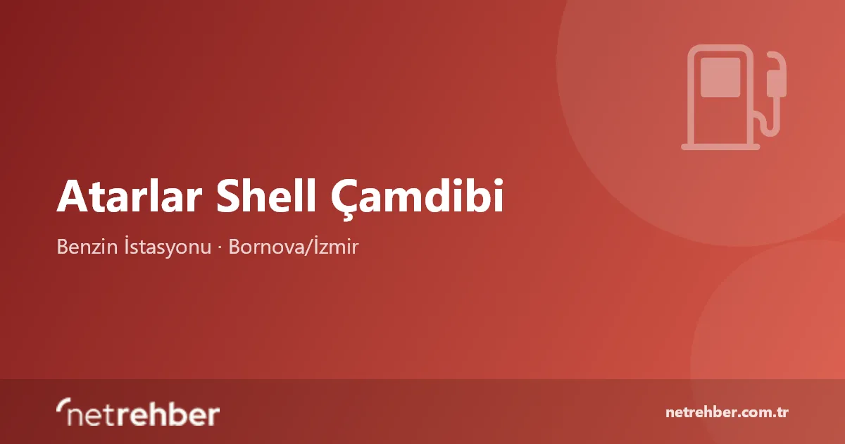 Atarlar Shell Çamdibi kapak görseli