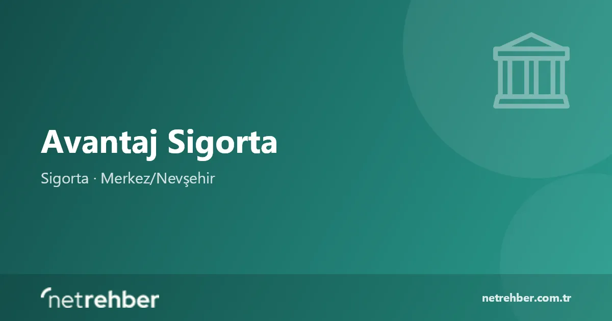 Avantaj Sigorta kapak görseli