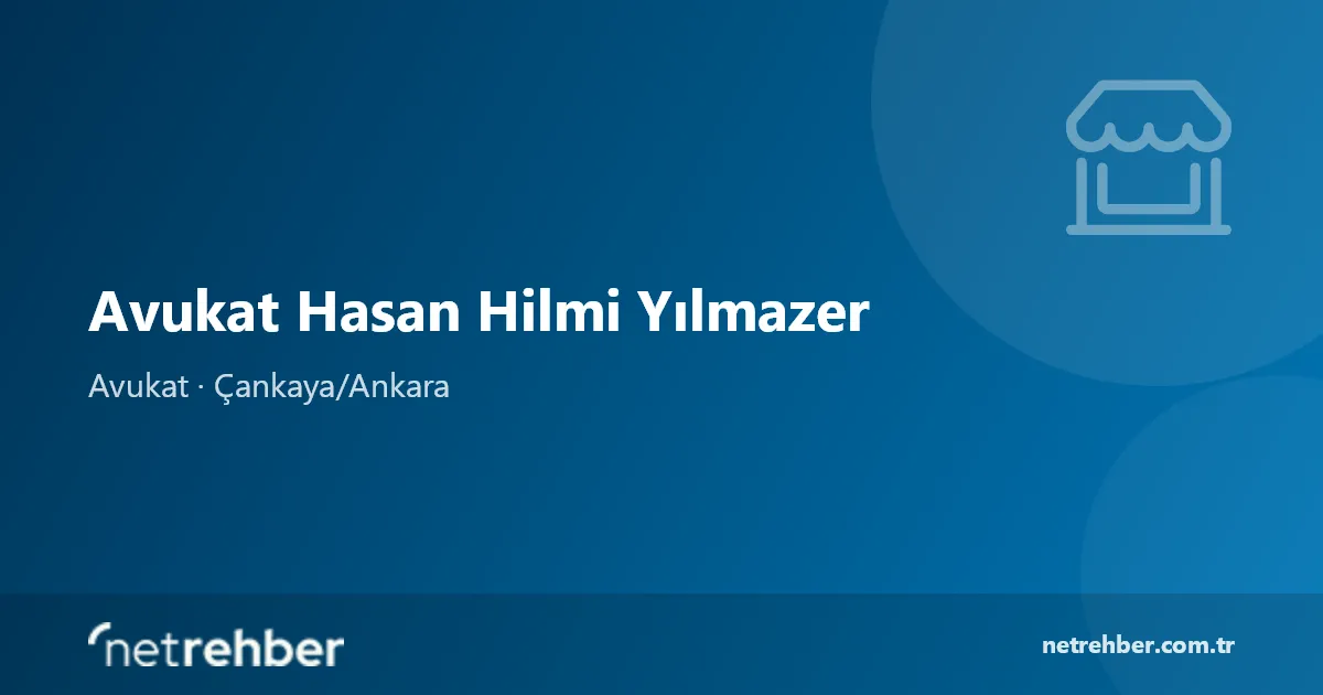 Avukat Hasan Hilmi Yılmazer kapak görseli