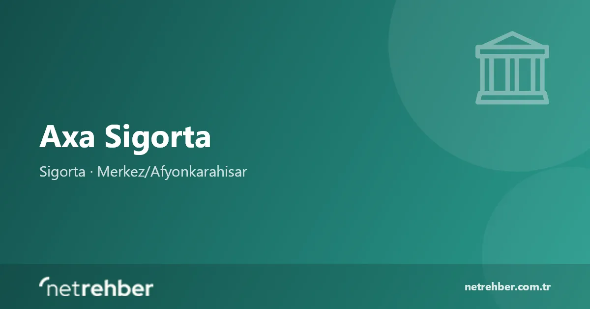 Axa Sigorta kapak görseli