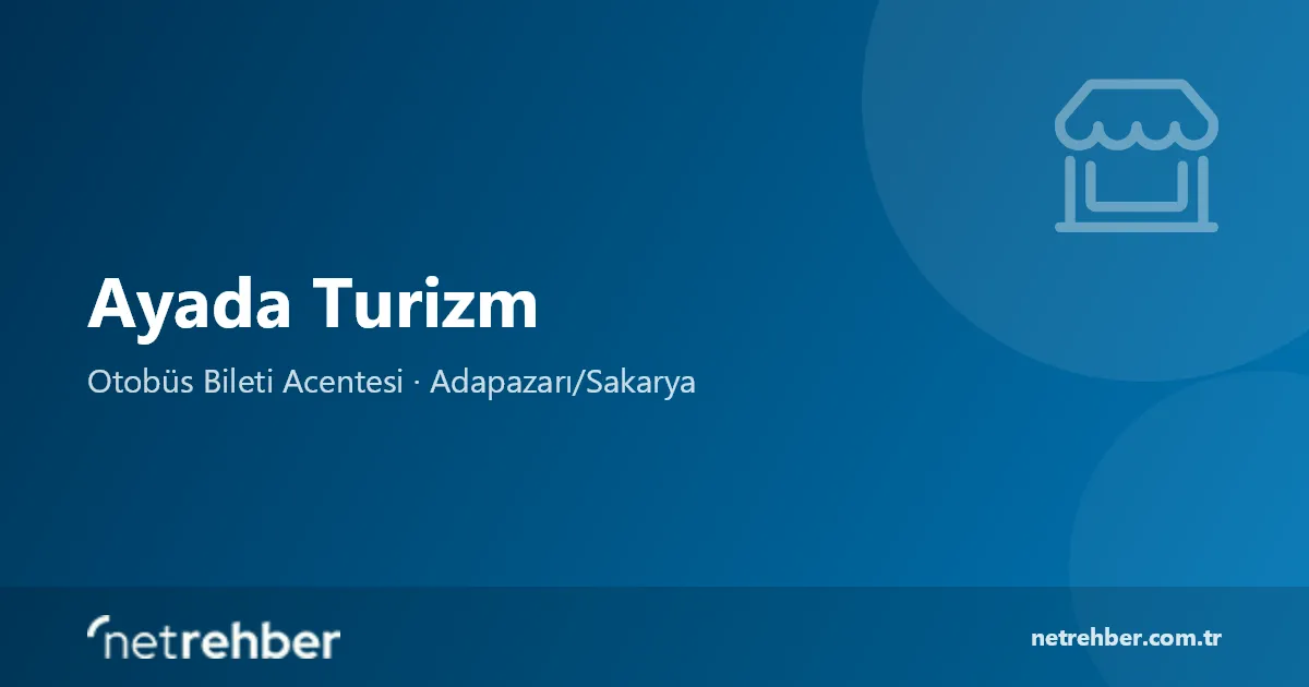 Ayada Turizm kapak görseli