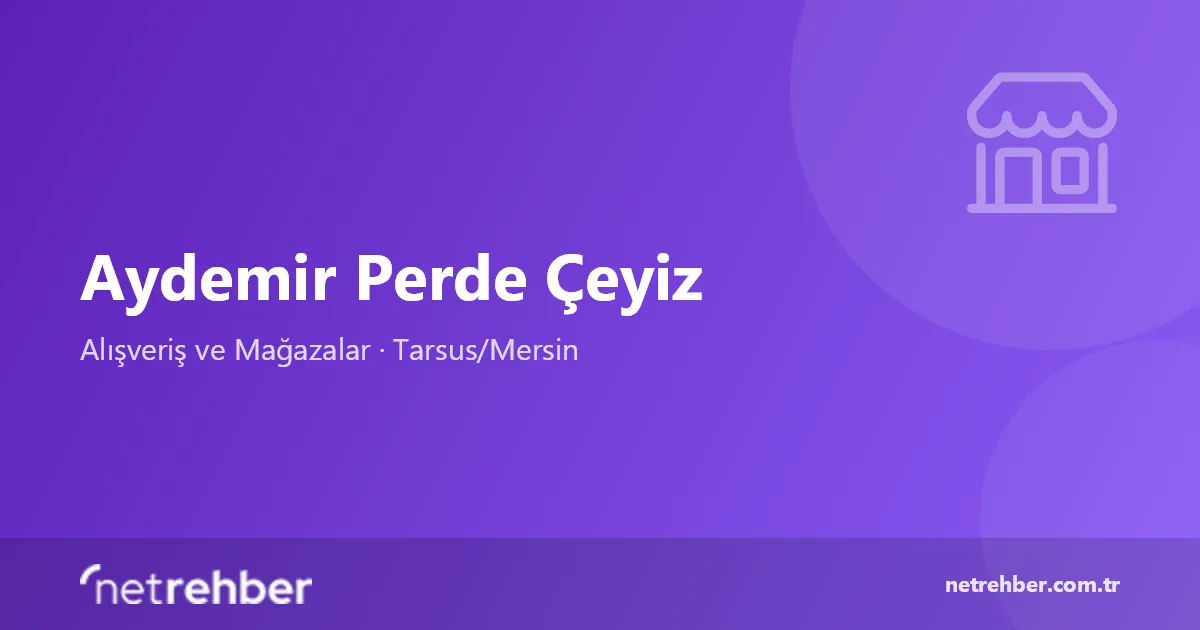 Aydemir Perde Çeyiz kapak görseli