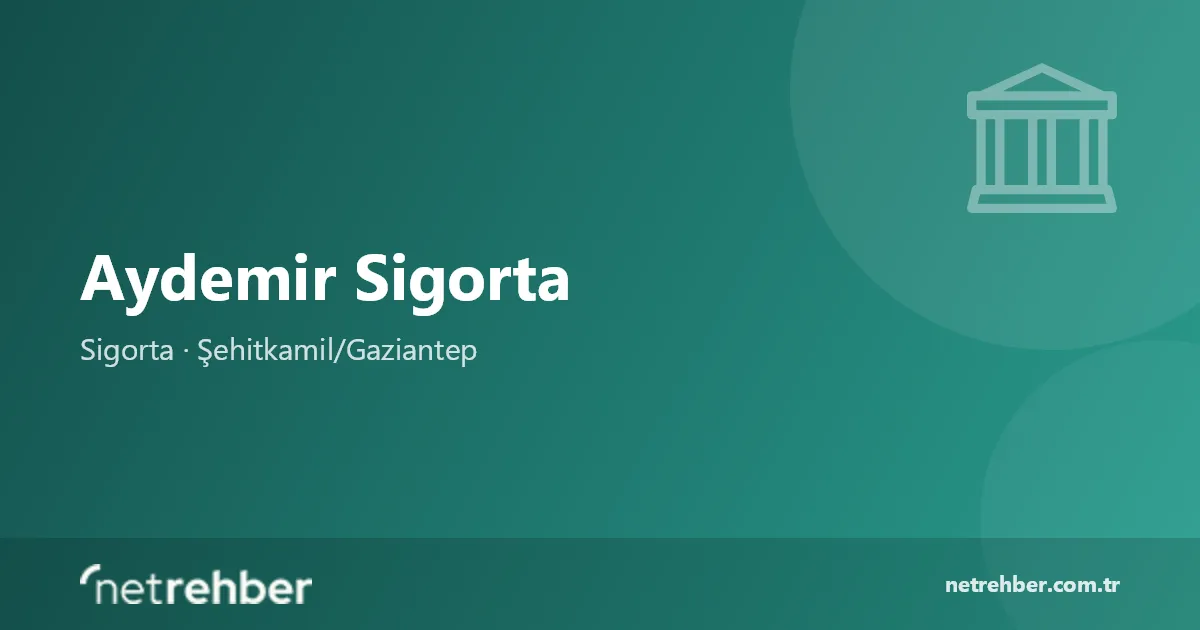 Aydemir Sigorta kapak görseli