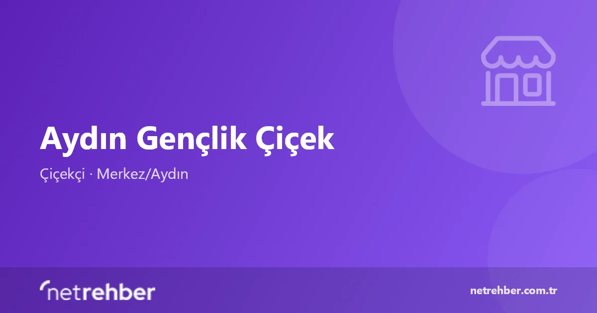 Aydın Gençlik Çiçek kapak görseli