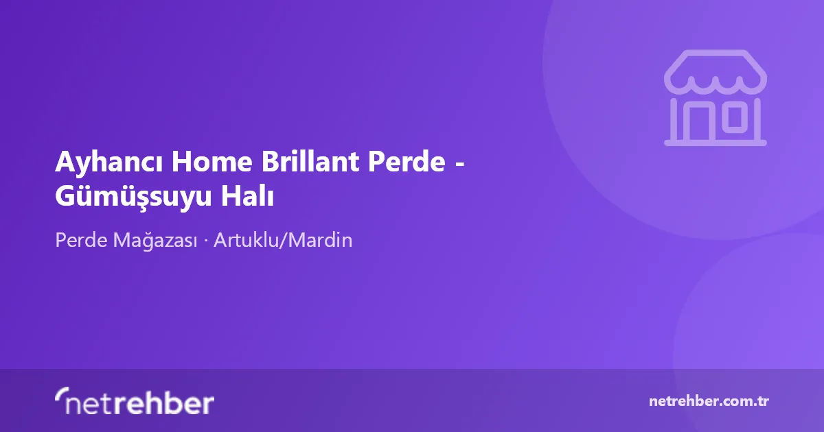 Ayhancı Home Brillant Perde - Gümüşsuyu Halı kapak görseli