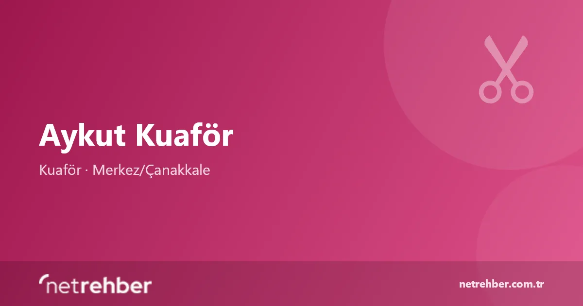 Aykut Kuaför kapak görseli