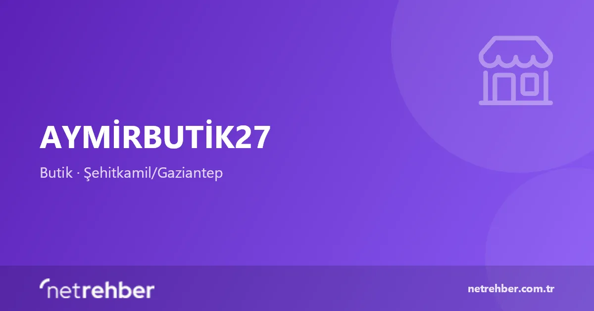 AYMİRBUTİK27 kapak görseli