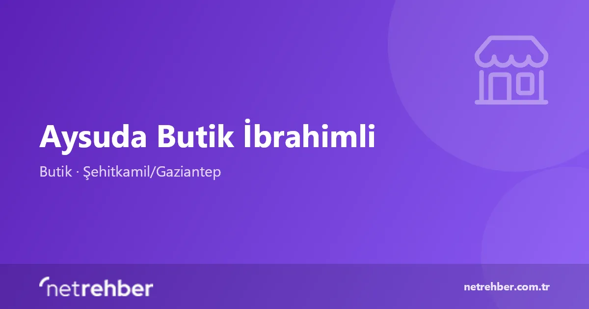 Aysuda Butik İbrahimli kapak görseli