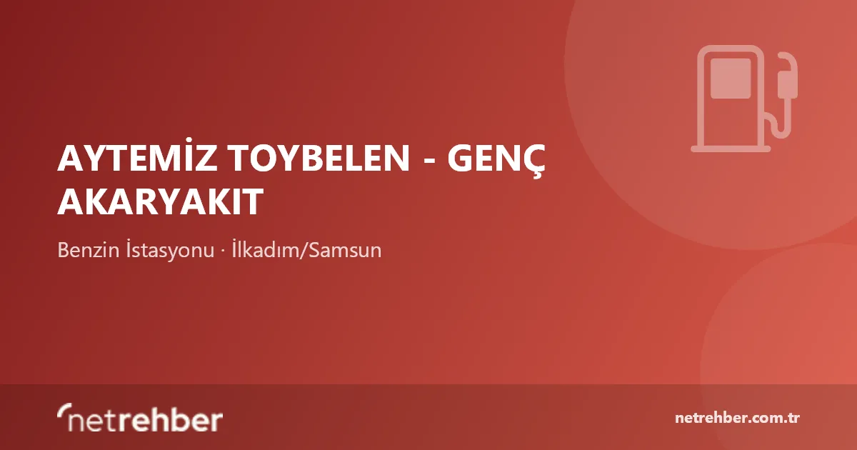 Aytemiz Toybelen - Genç Akaryakıt kapak görseli