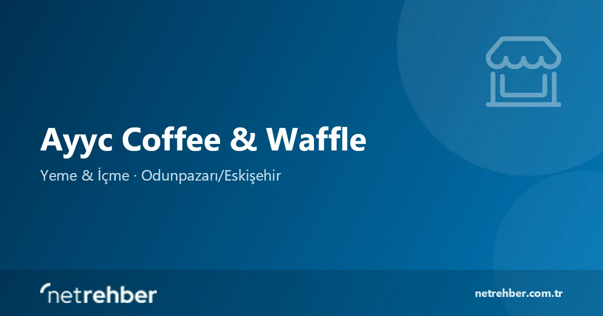 Ayyc Coffee & Waffle kapak görseli