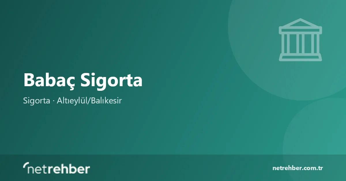 Babaç Sigorta kapak görseli