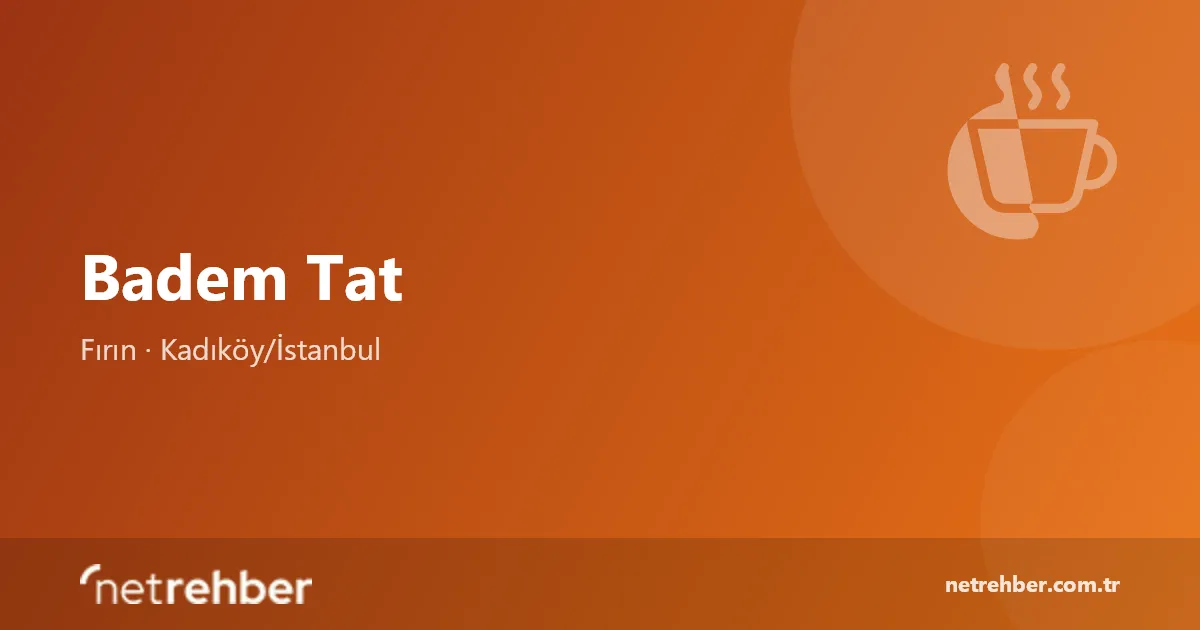 Badem Tat kapak görseli