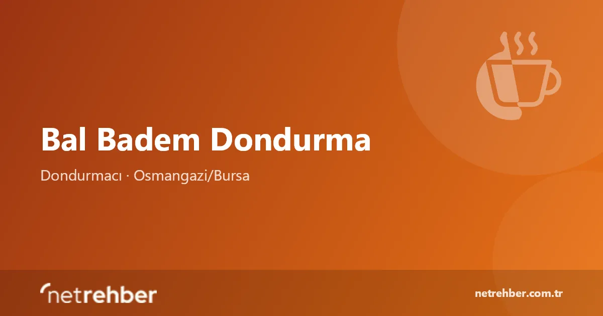 Bal Badem Dondurma kapak görseli
