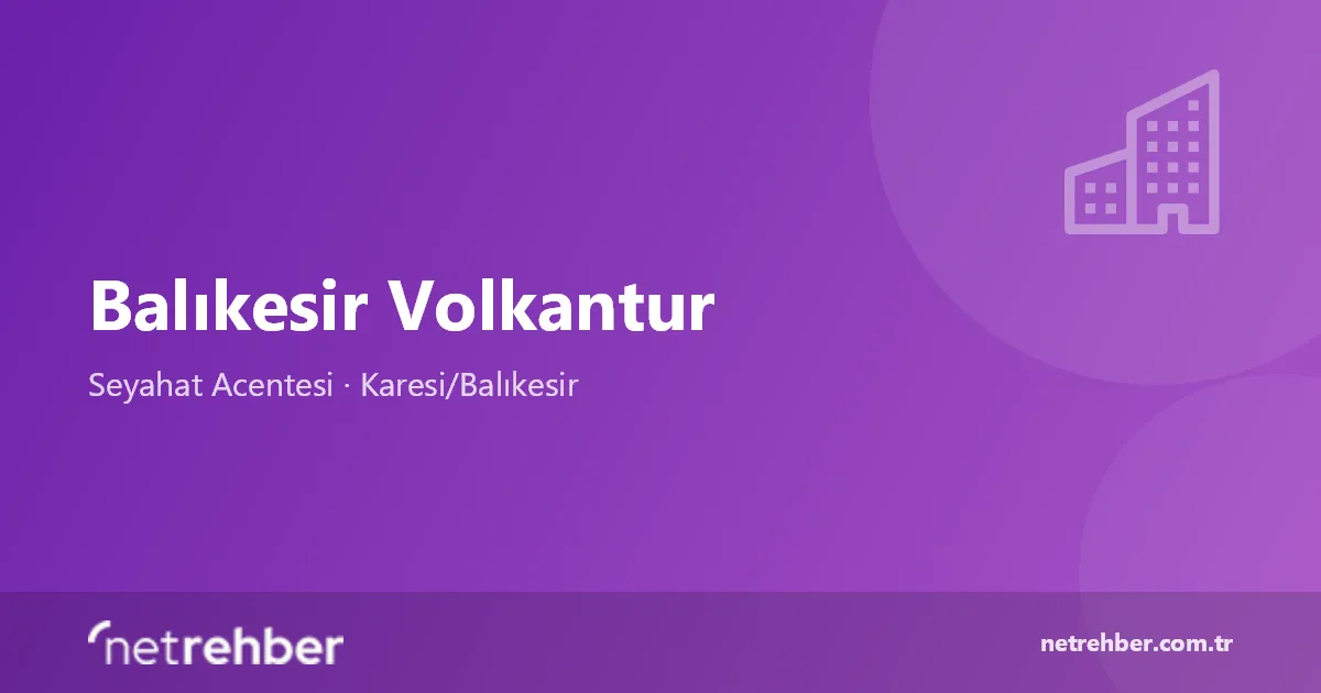 Balıkesir Volkantur kapak görseli