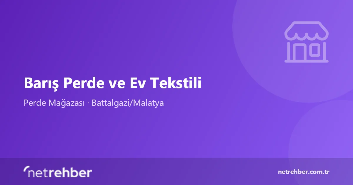 Barış Perde ve Ev Tekstili kapak görseli