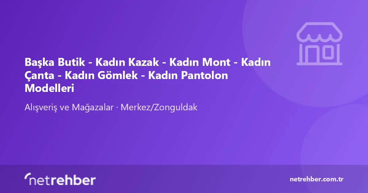 Başka Butik - Kadın Kazak - Kadın Mont - Kadın Çanta - Kadın Gömlek - Kadın Pantolon Modelleri kapak görseli