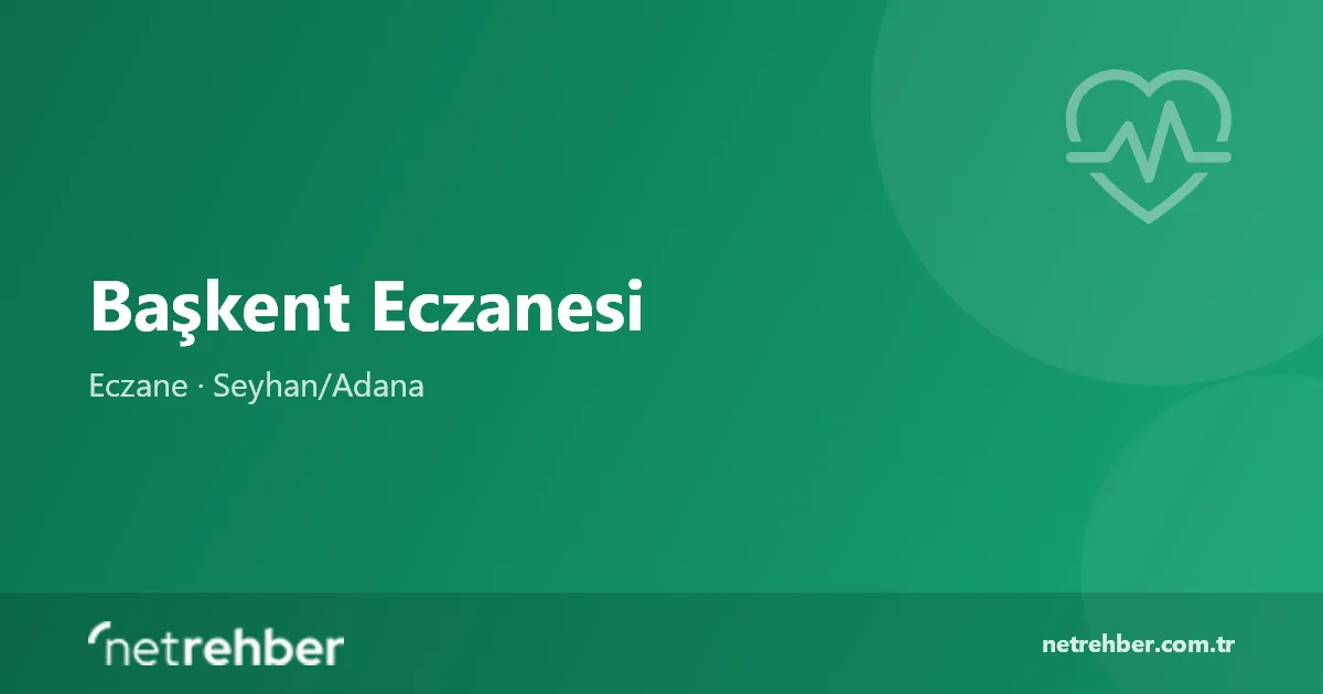 Başkent Eczanesi kapak görseli