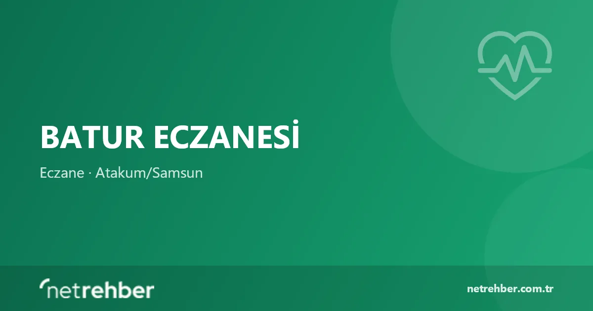 Batur Eczanesi kapak görseli
