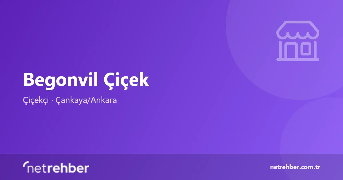 Begonvil Çiçek kapak görseli