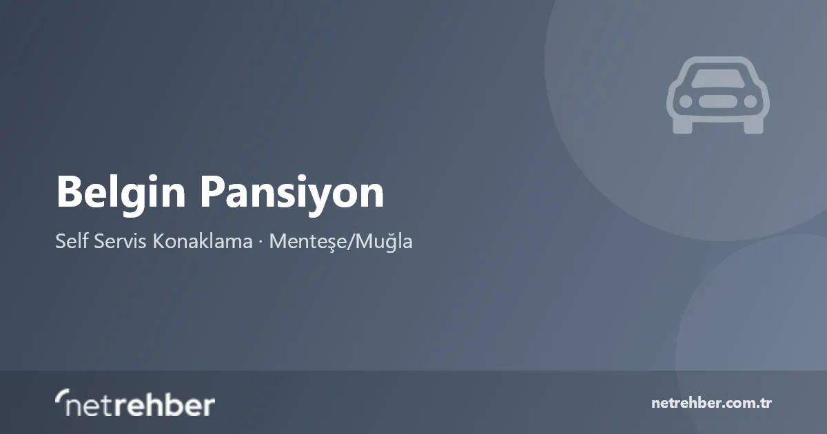 Belgin Pansiyon kapak görseli