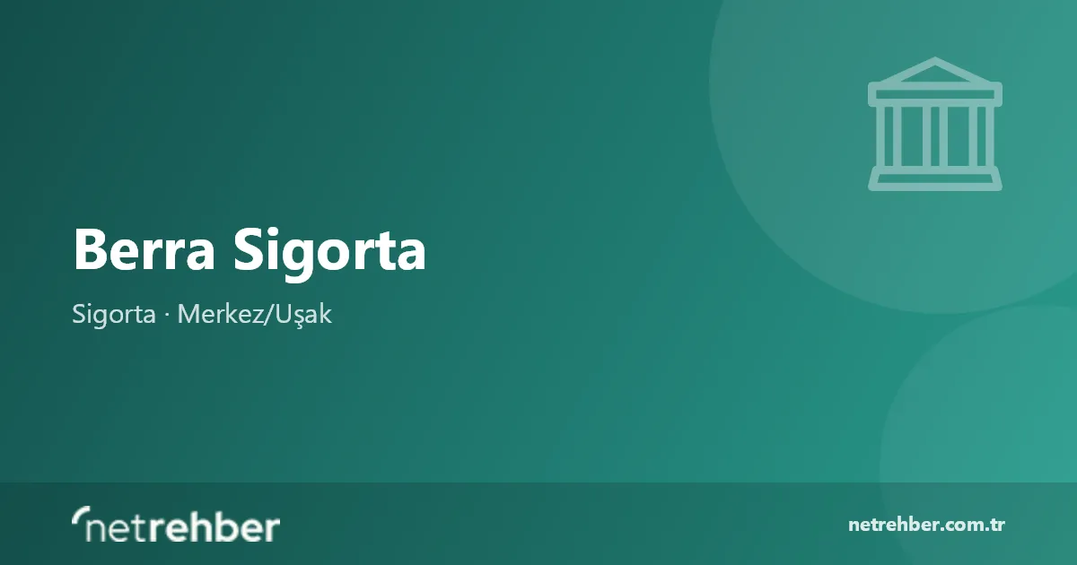 Berra Sigorta kapak görseli