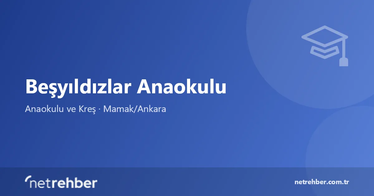 Beşyıldızlar Anaokulu kapak görseli