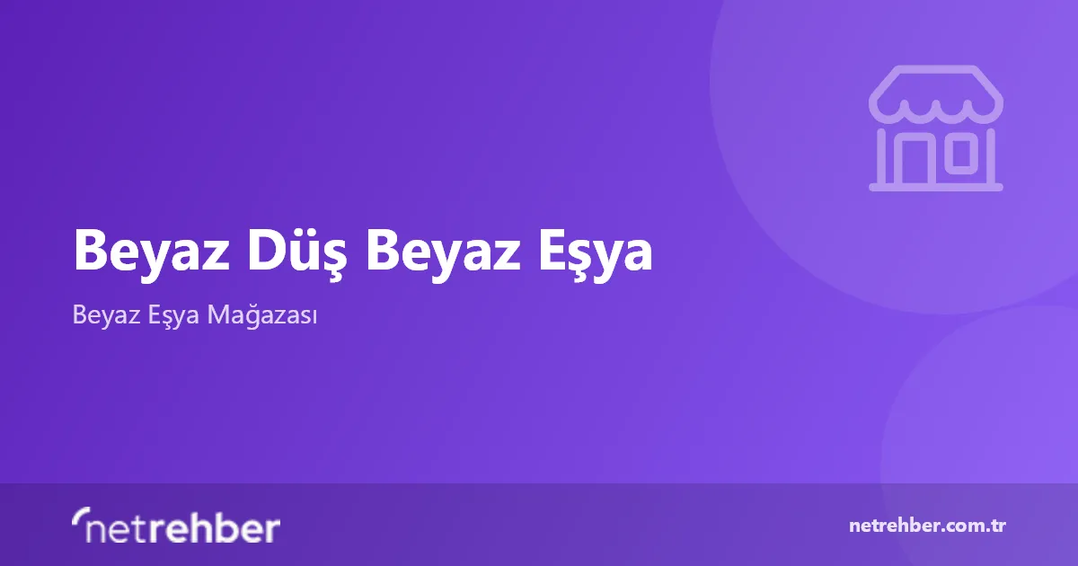 Beyaz Düş Beyaz Eşya kapak görseli