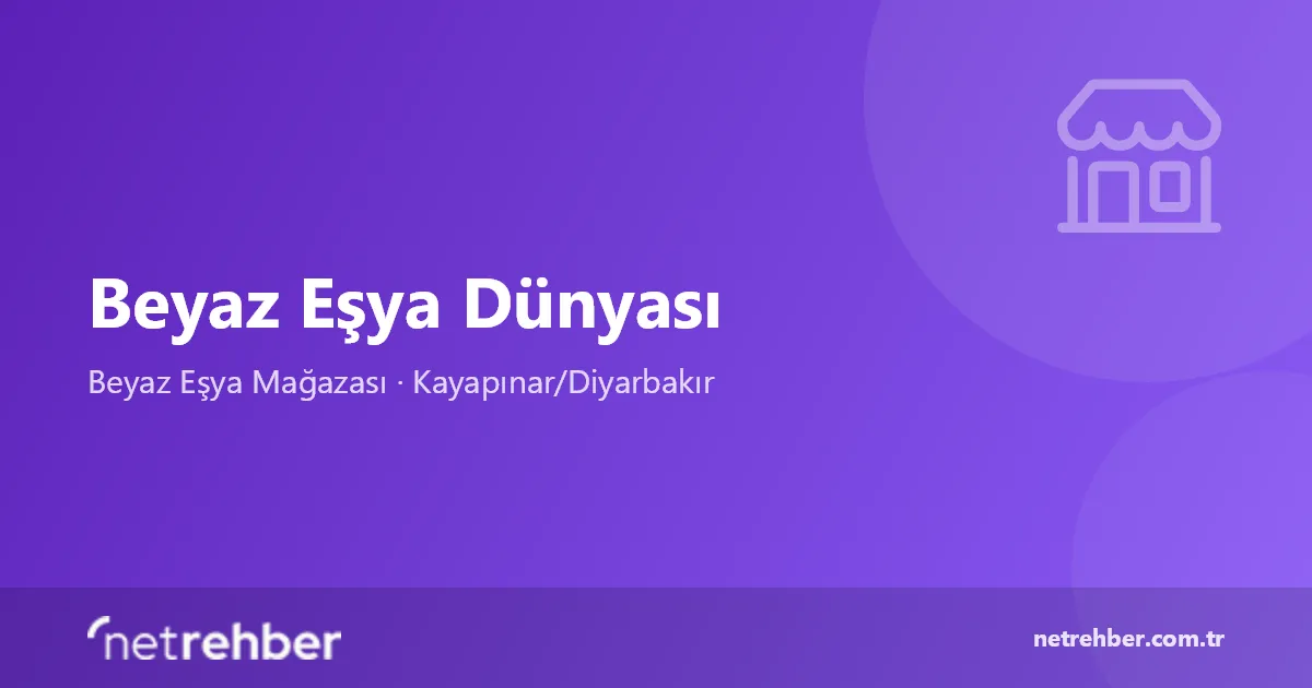 Beyaz Eşya Dünyası kapak görseli