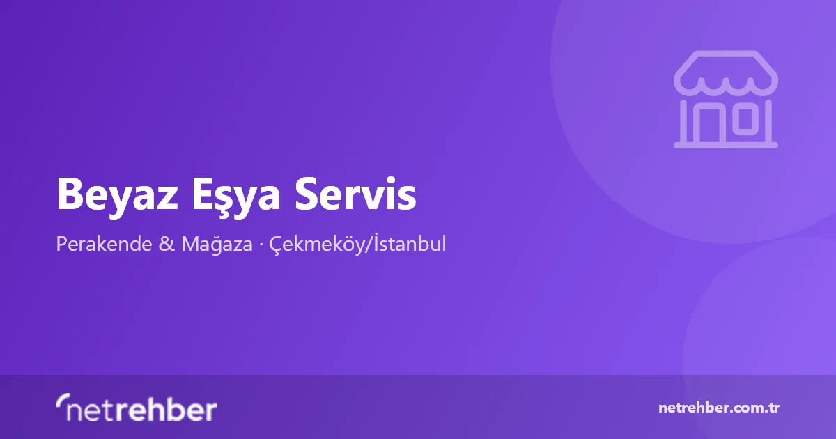 Beyaz Eşya Servis kapak görseli
