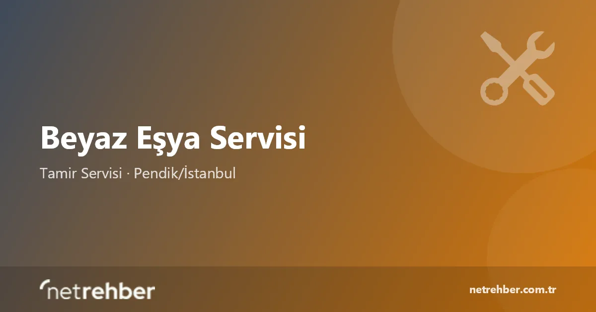 Beyaz Eşya Servisi kapak görseli