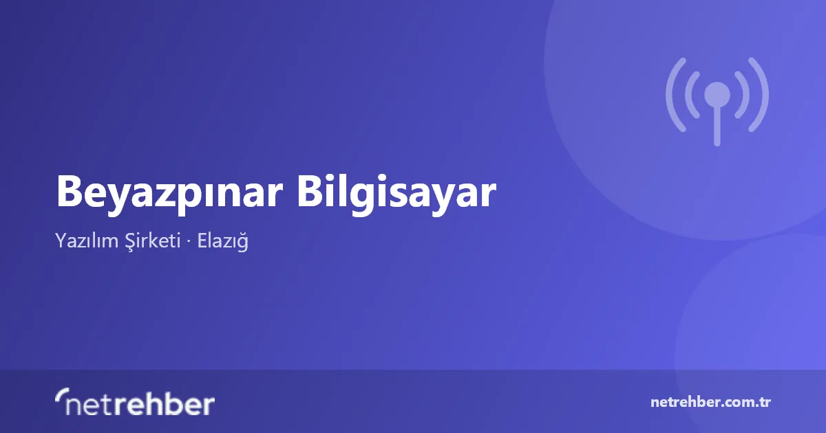 Beyazpınar Bilgisayar kapak görseli