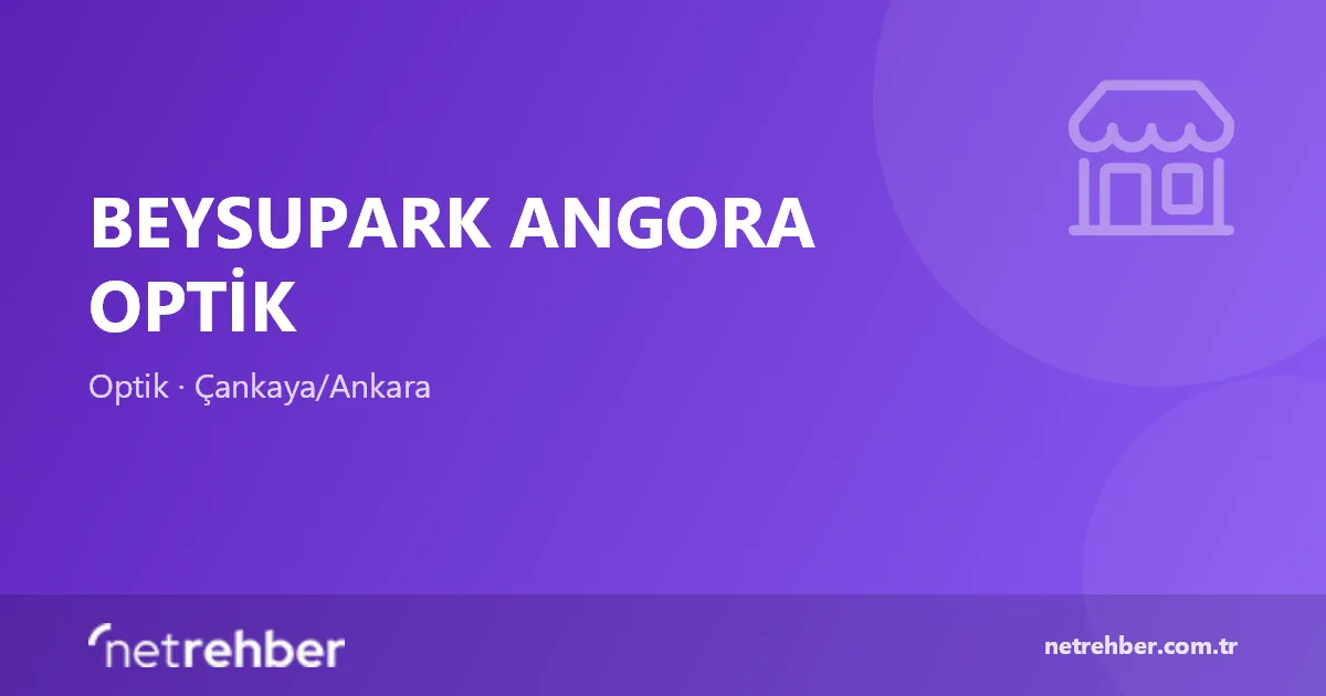 Beysupark Angora Optik kapak görseli