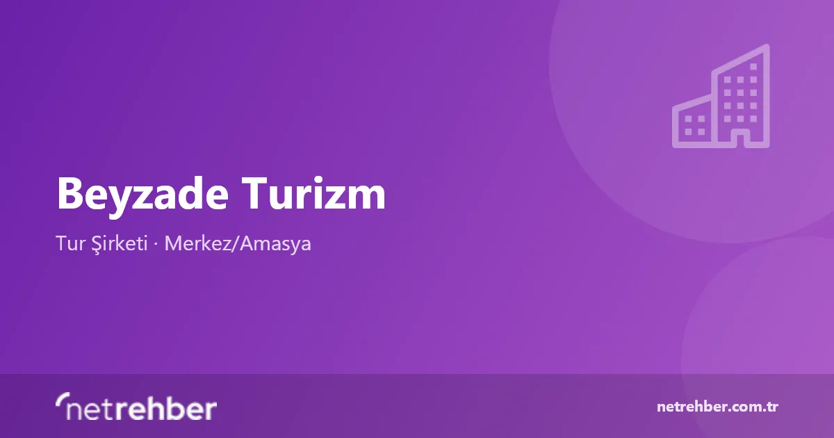 Beyzade Turizm kapak görseli