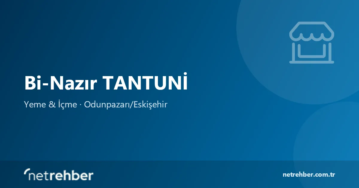 Bi-Nazır TANTUNİ kapak görseli