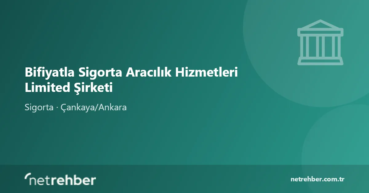 Bifiyatla Sigorta Aracılık Hizmetleri Limited Şirketi kapak görseli