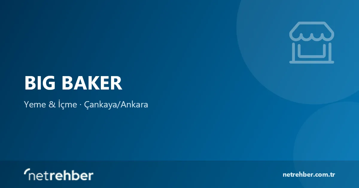 Bıg Baker kapak görseli