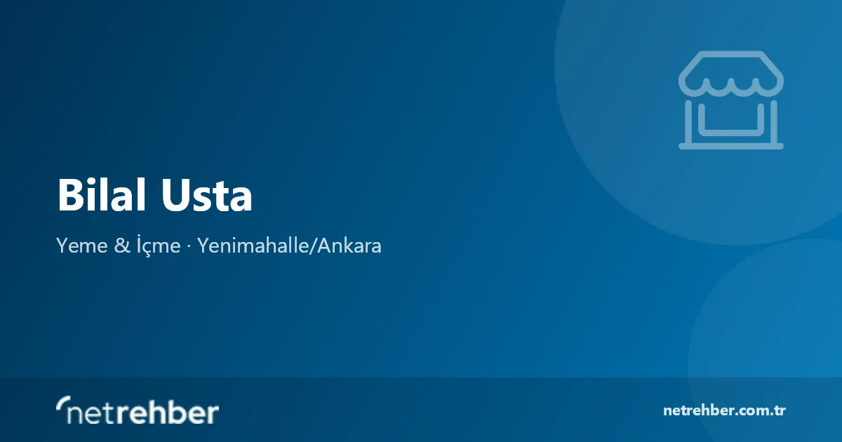 Bilal Usta kapak görseli