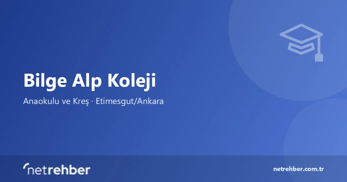 Bilge Alp Koleji kapak görseli