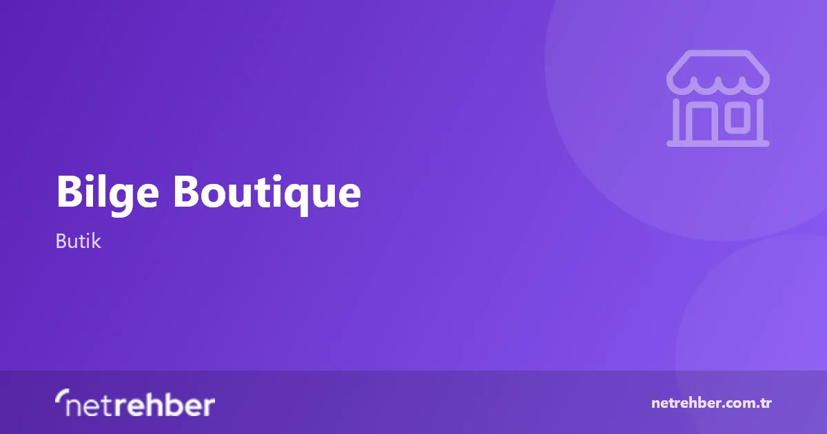 Bilge Boutique kapak görseli