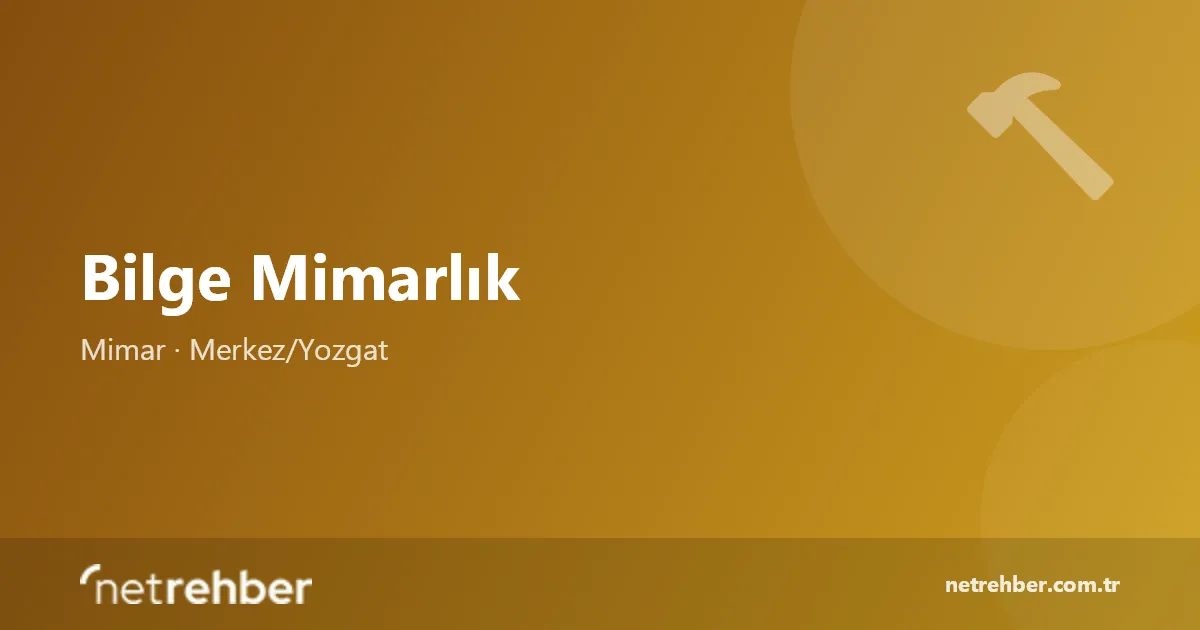 Bilge Mimarlık kapak görseli